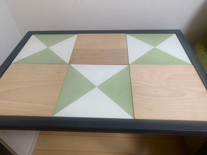 タイルテーブル レンガ調 インテリア 北欧