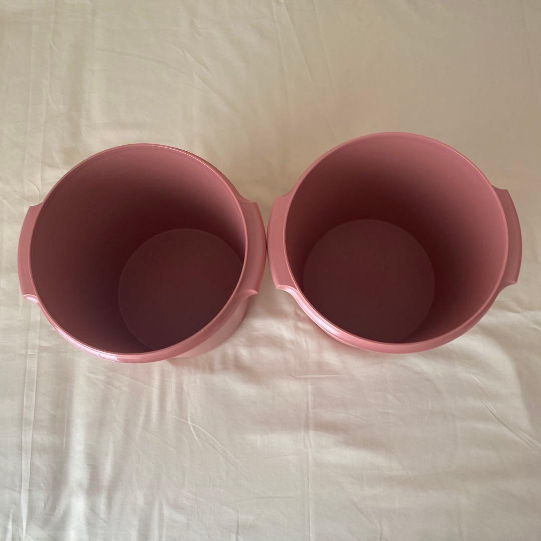 中古 タッパーウェア マキシデコレーター 2個 (サーモン) - メルカリ