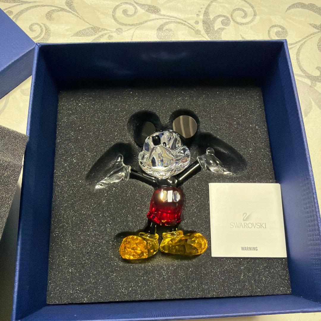 ★希少品★スワロフスキー　ディズニーコレクション　置物　ミッキーマウス　美品
