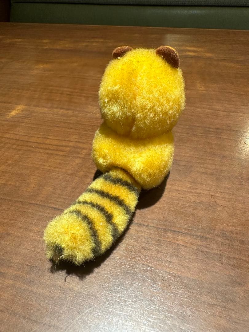 昭和レトロ モンチッチ風 タヌキ/アライグマのクリップ ぬいぐるみ
