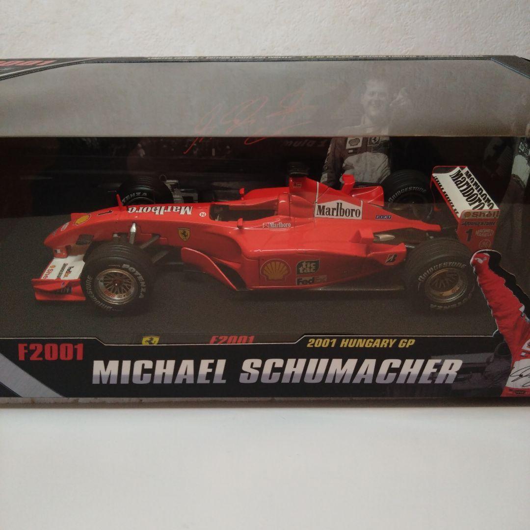 美品限定】1/18 マテル エリート フェラーリ F2001 M.シューマッハ