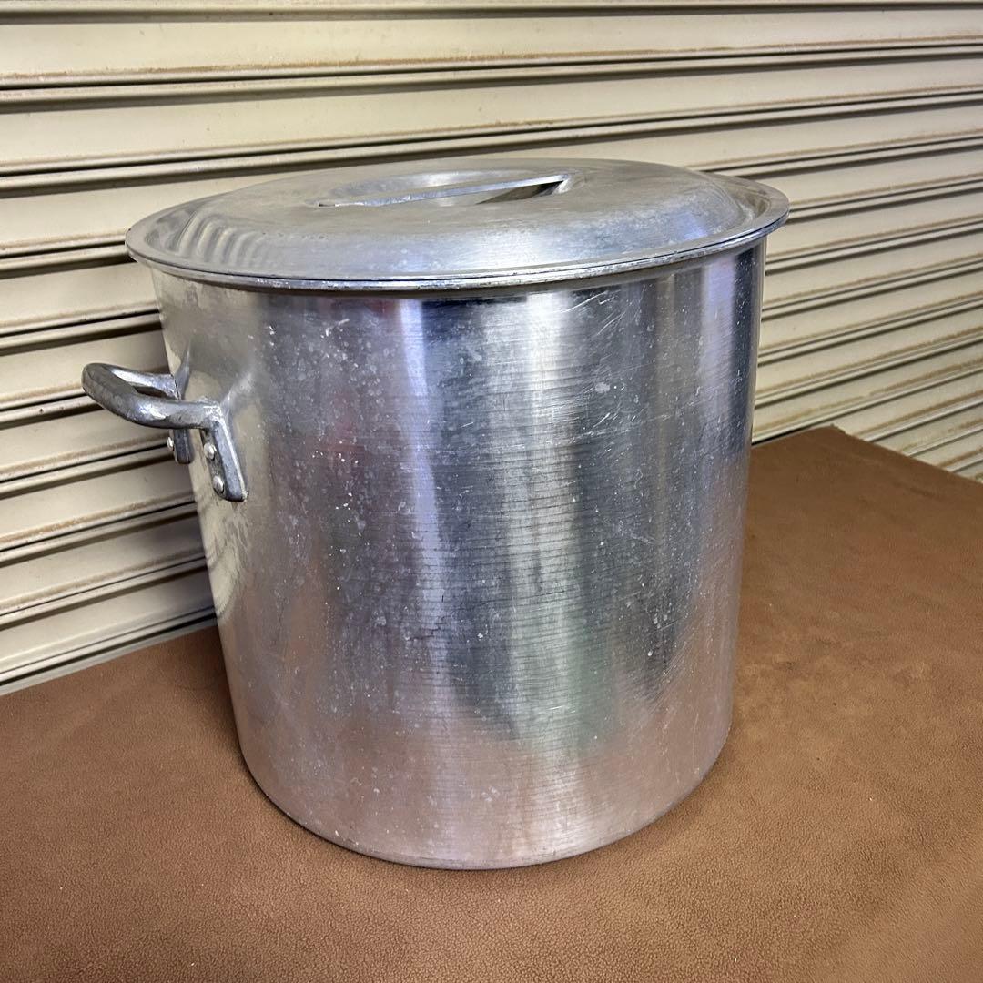 CF45★アルミ製★ 特大 蓋付 寸胴鍋 両手鍋 直径45㎝ 業務用 361