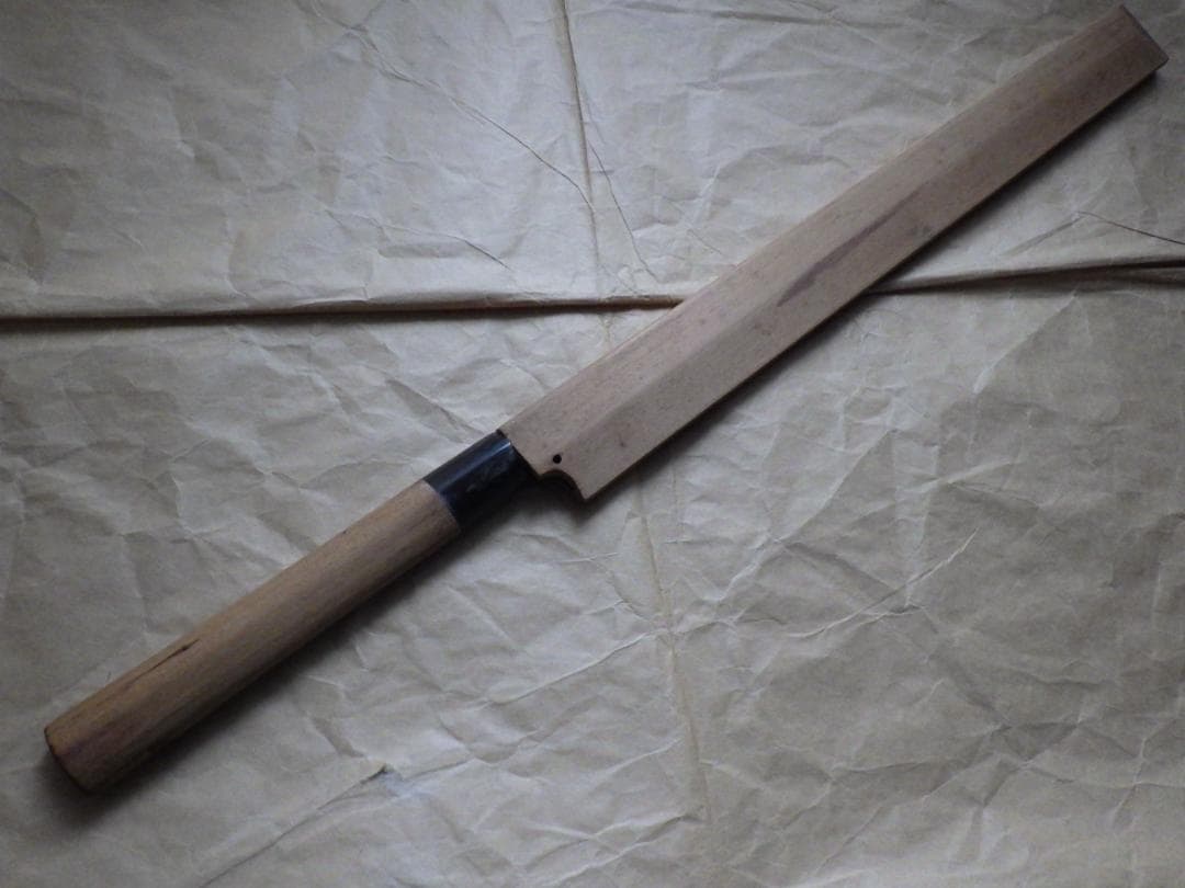 正本☆刺身包丁刃尺0寸☆本水牛柄・青1鋼☆鞘付属 201 - メルカリ