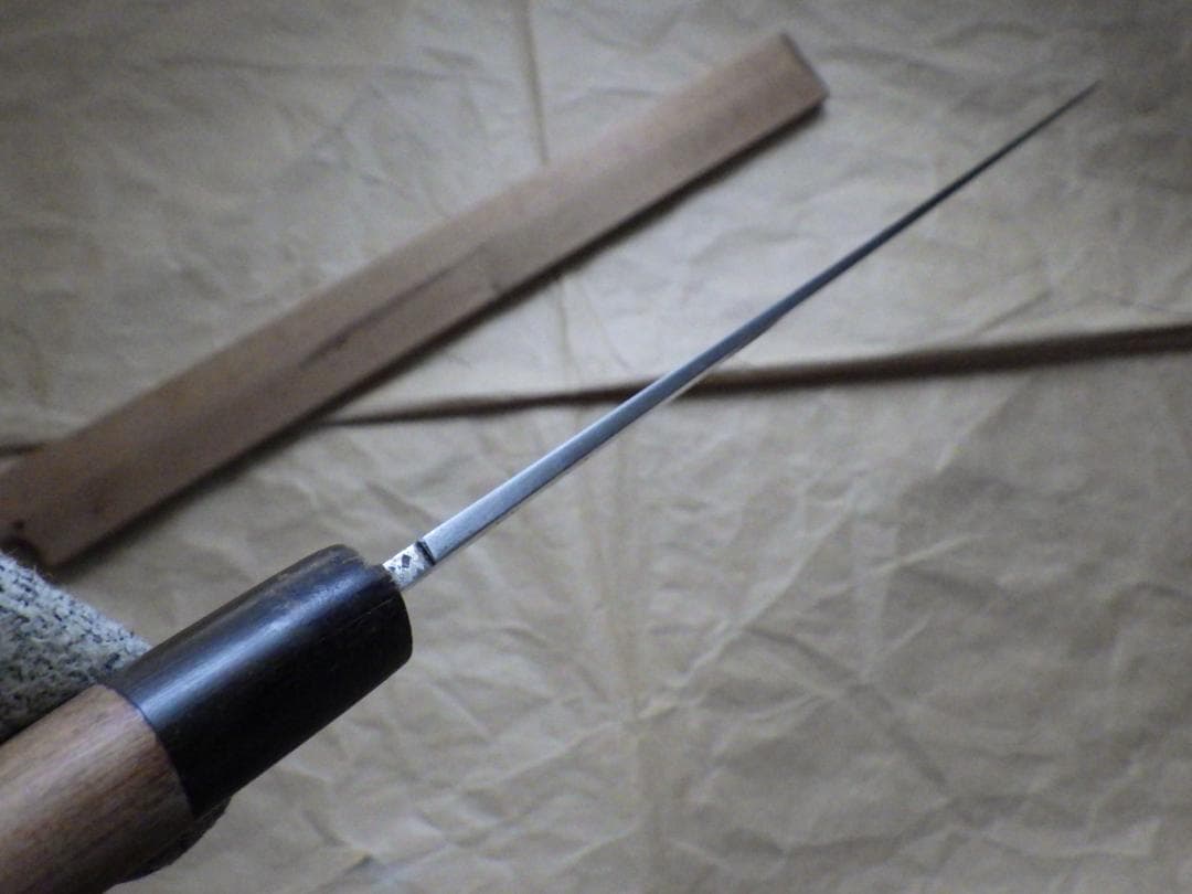 正本☆刺身包丁刃尺0寸☆本水牛柄・青1鋼☆鞘付属 201 - メルカリ