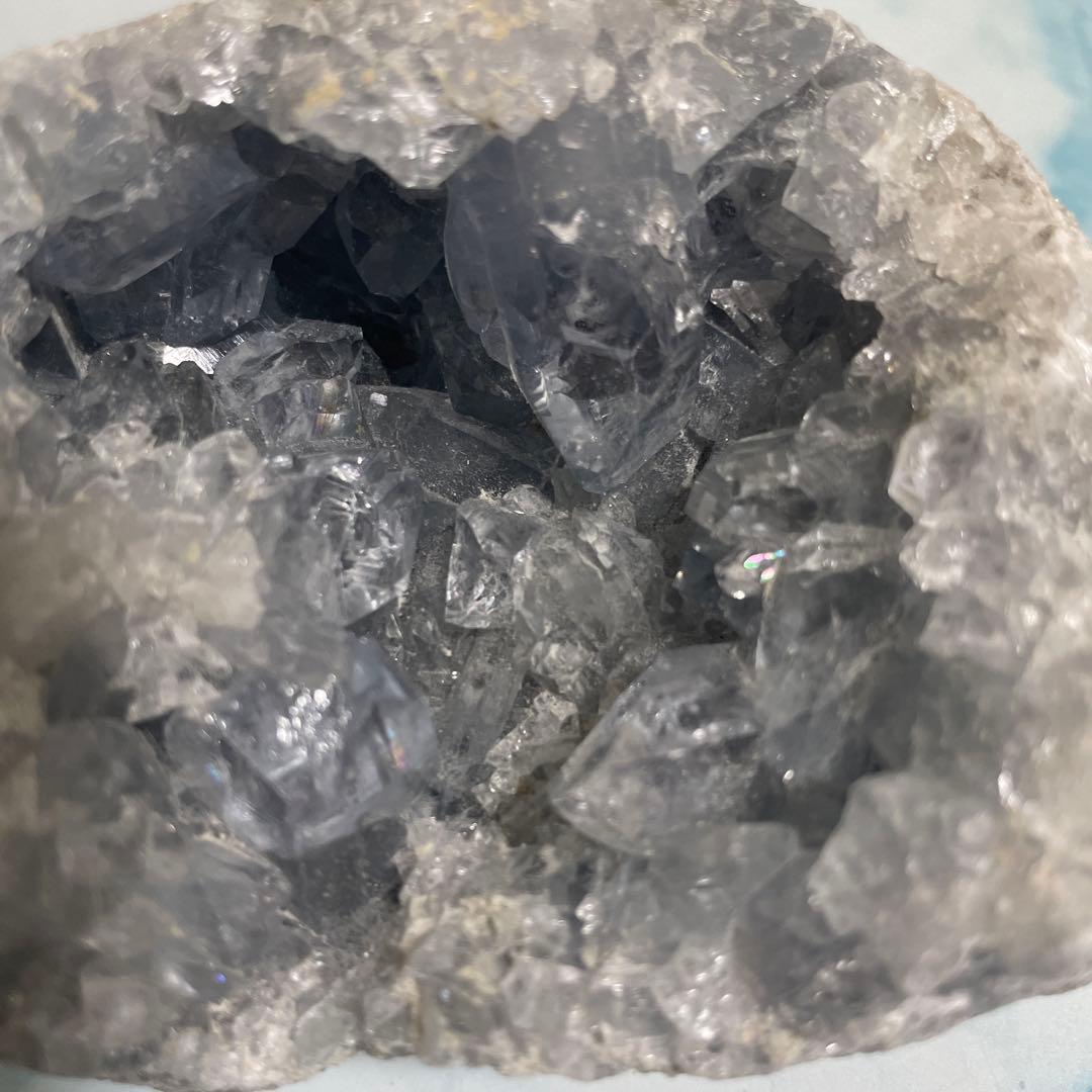 セレスタイト 天青石 天上界 原石 天使 ジオード 晶洞 ドーム 天然石