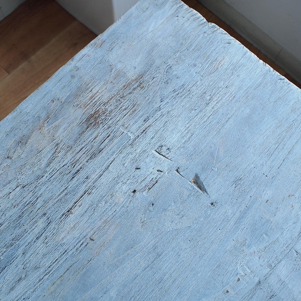 古木天板×クローム脚 センターテーブル 幅140cm スタイリッシュモダン