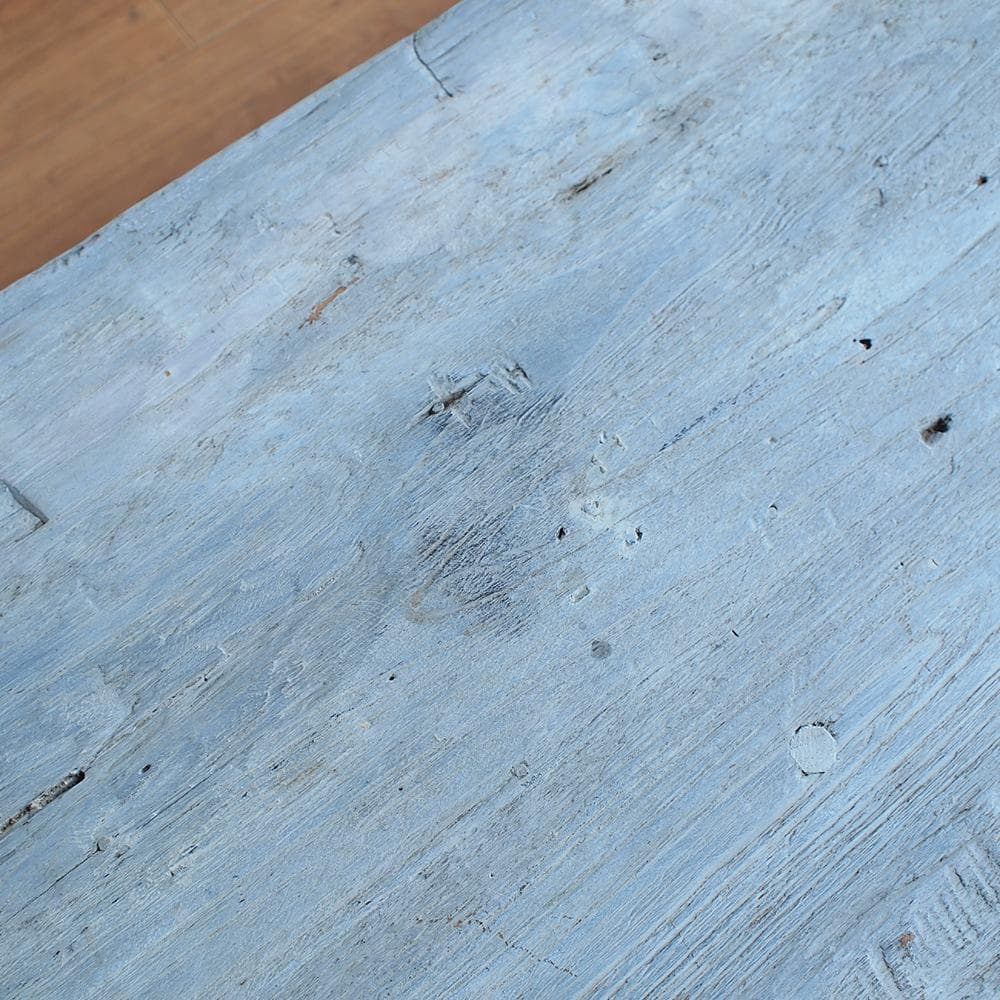 古木天板×クローム脚 センターテーブル 幅140cm スタイリッシュモダン