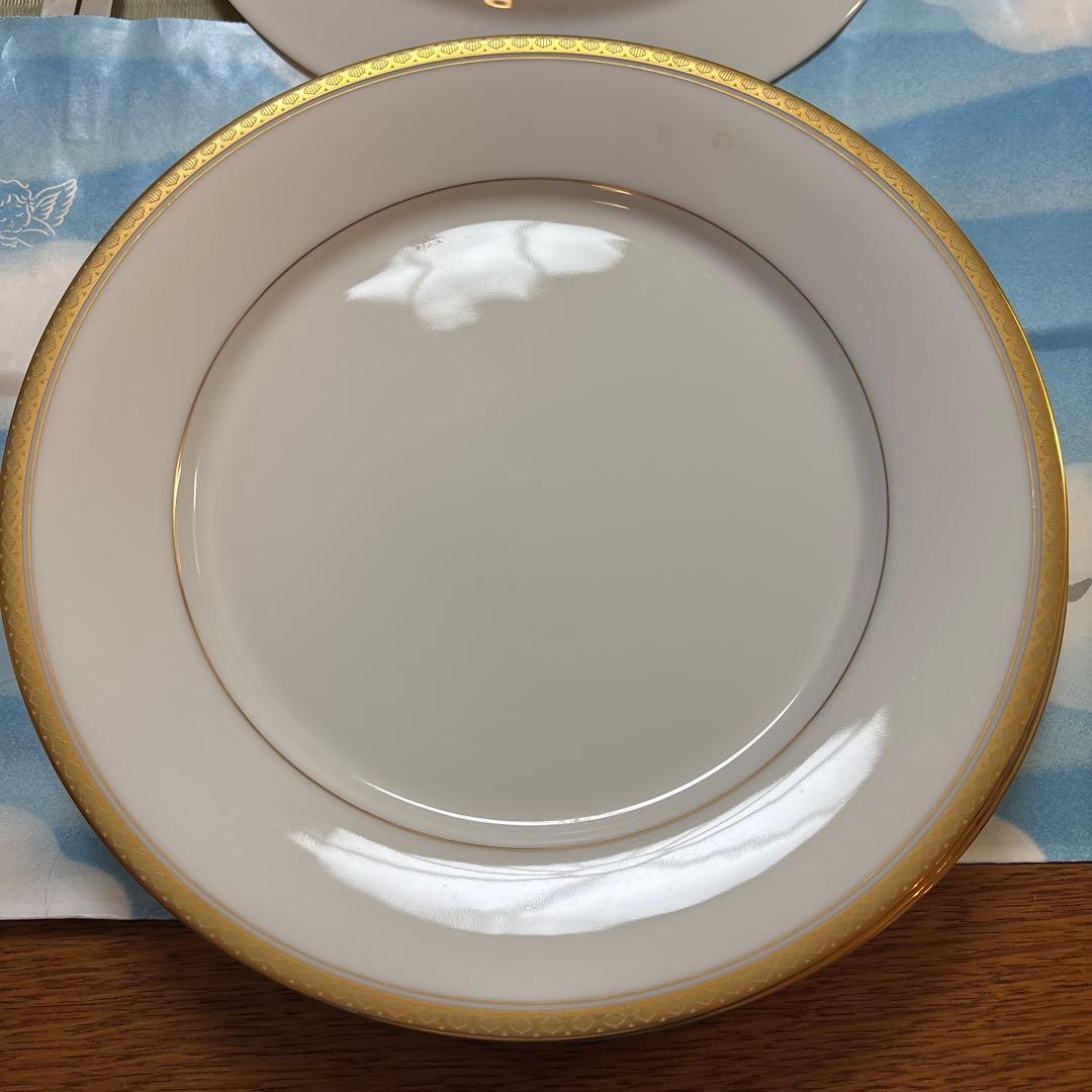 ノリタケゴールド縁取り 大皿27㎝5枚セット