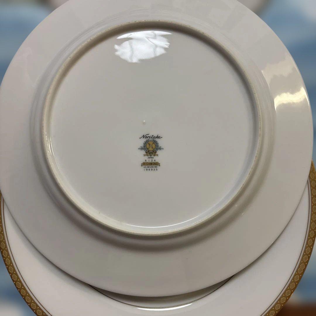 ノリタケゴールド縁取り 大皿27㎝5枚セット