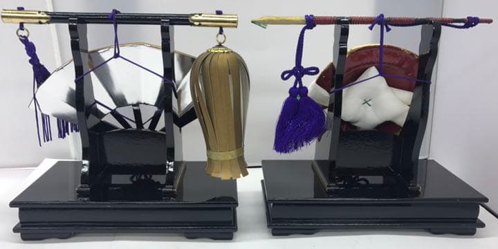 木製 70号 21cm 軍扇陣笠揃 801-70