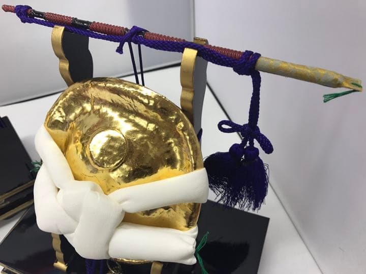 木製 70号 21cm 軍扇陣笠揃 801-70