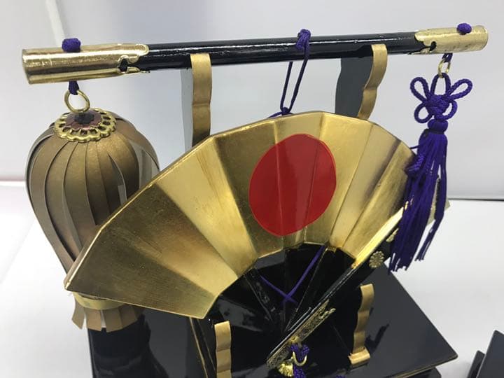 木製 70号 21cm 軍扇陣笠揃 801-70