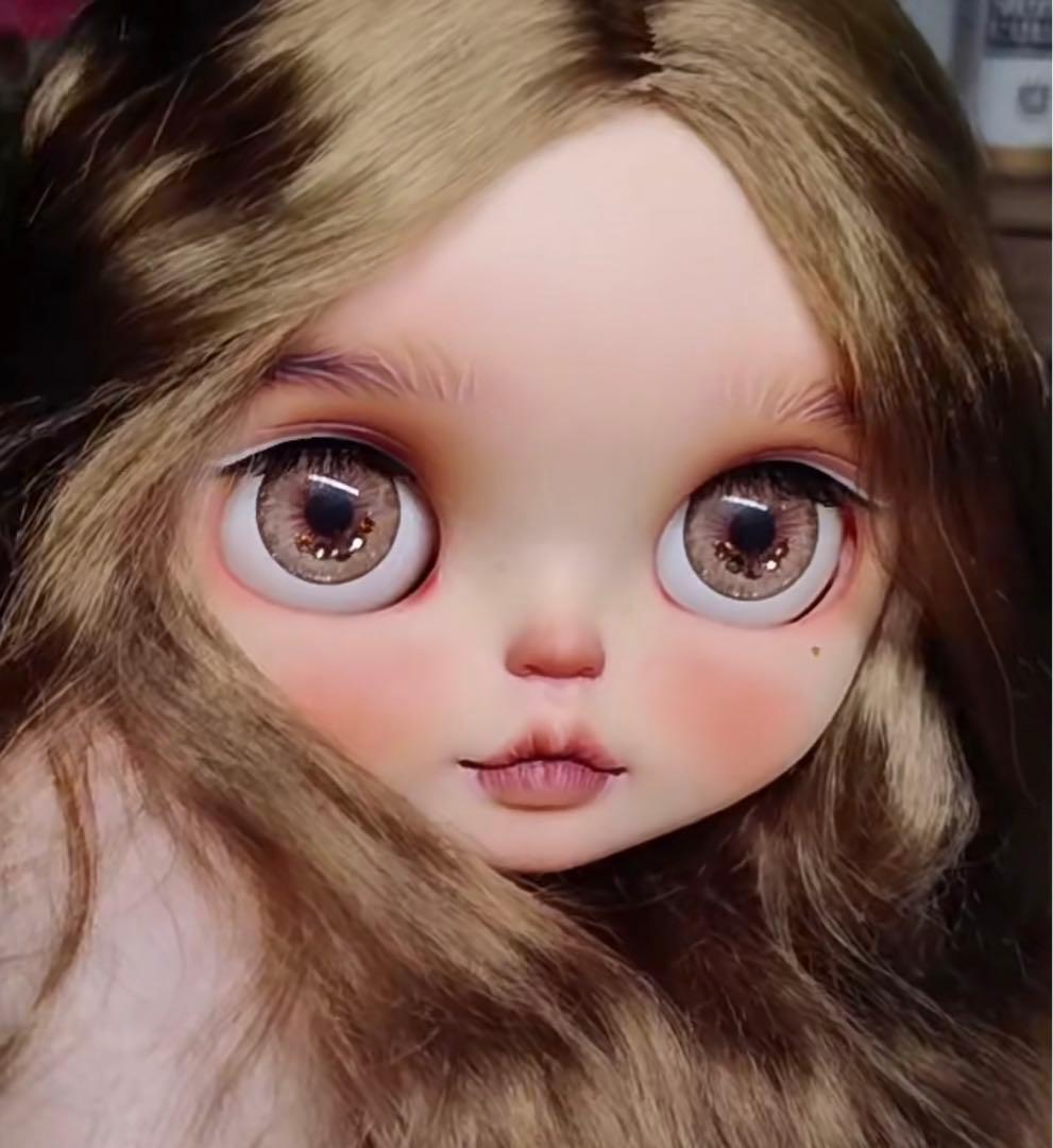 カスタムブライス かわいい 人形 作家様 おとなしい 個性的 凪 フルセット
