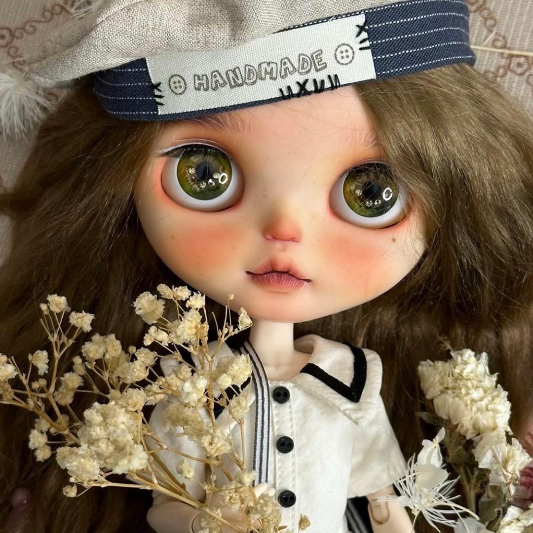 カスタムブライス かわいい 人形 作家様 おとなしい 個性的 凪 フルセット