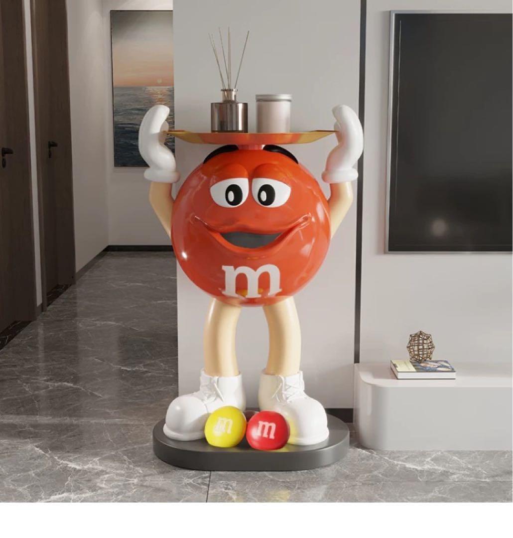 【限定品】M&M's エムアンドエムズ サイドテーブル フィギュア　レッド 赤
