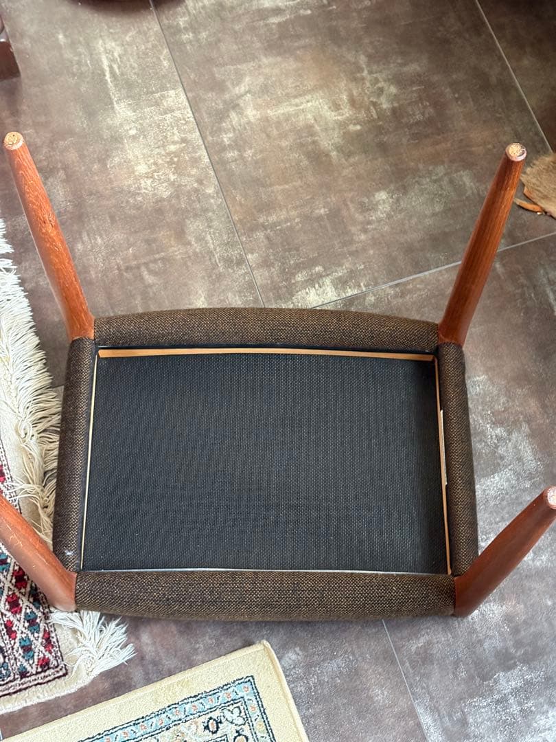 J.L.モラー J.L. Moller スツール チーク材 ビンテージ nZ - メルカリ