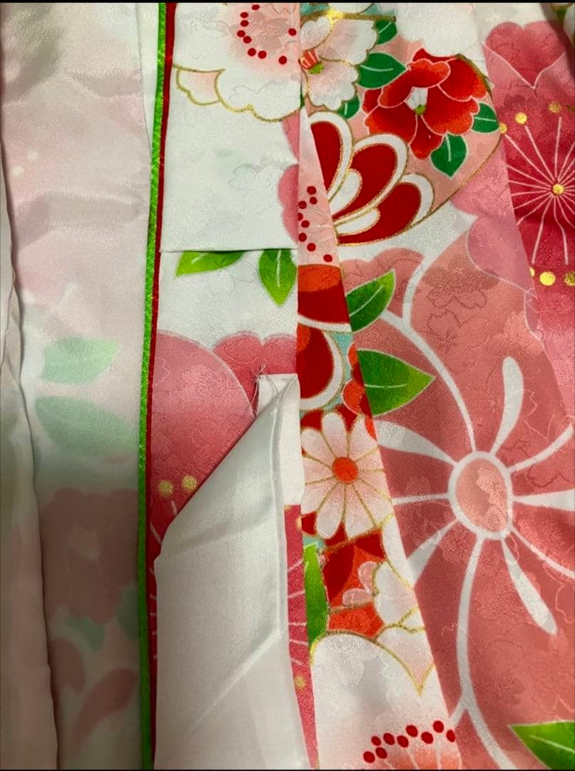 京都花ひめ　3歳 七五三　女の子　 被布セット 9点