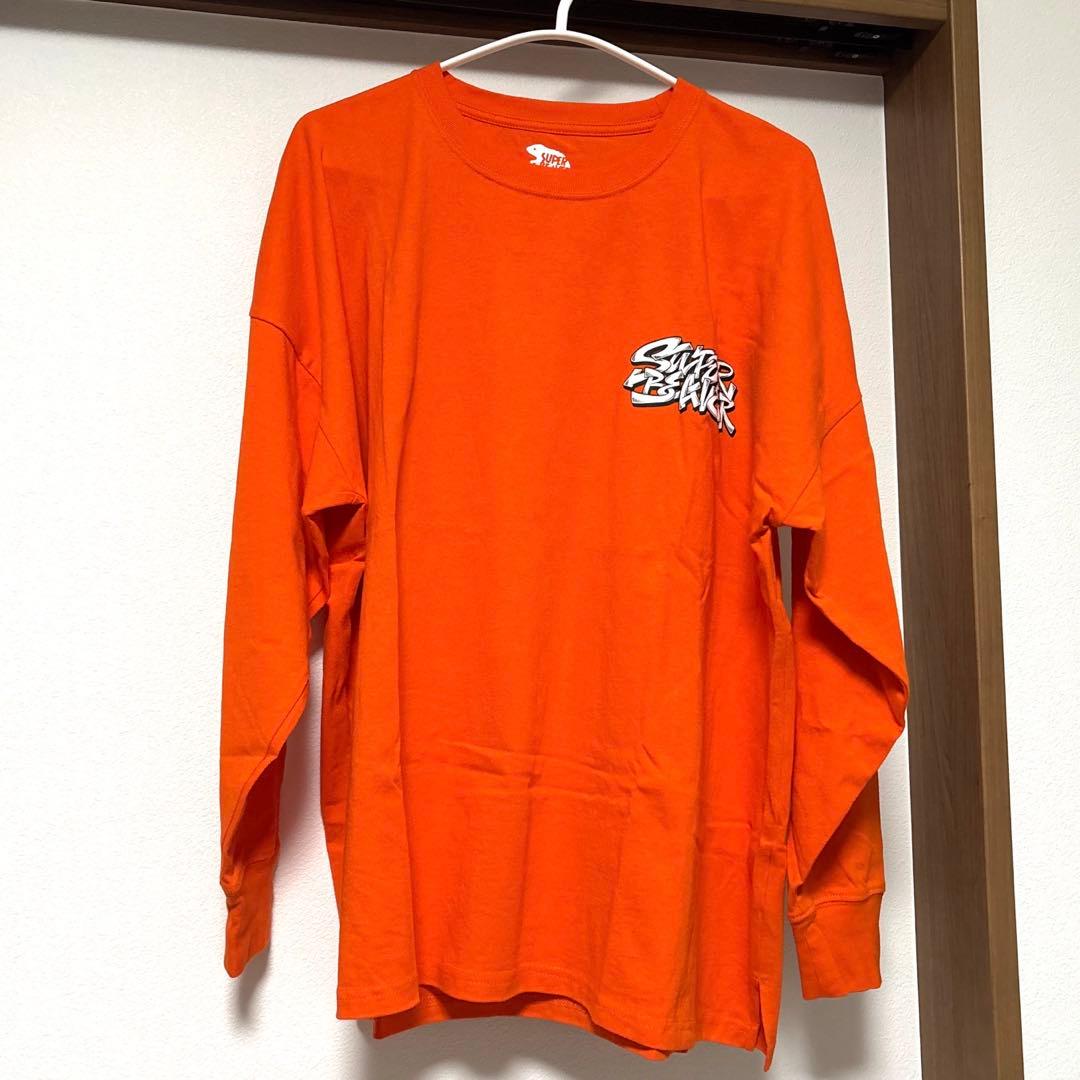 SUPER BEAVER×コジコジ スーパービーバー ロンT オレンジ Mサイズ