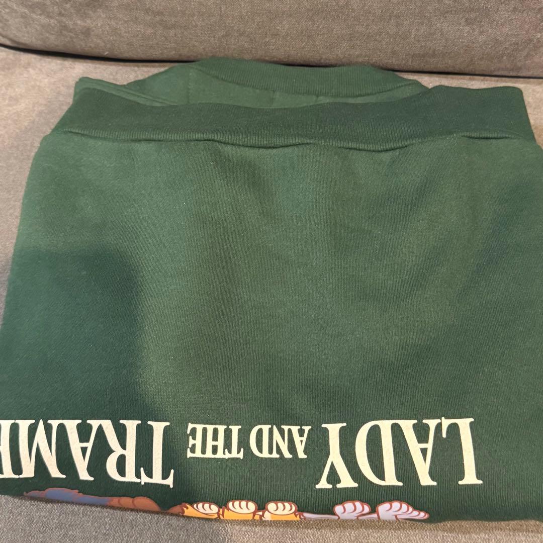 新品タグ付 わんわん物語 トレーナー 緑 グリーン ディズニー Mサイズ