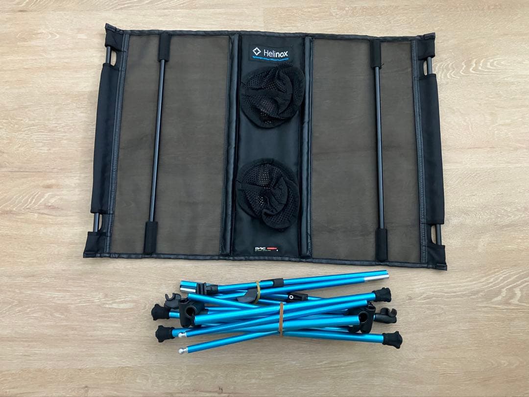 Helinox ヘリノックス 折りたたみアウトドアテーブル 黒/青