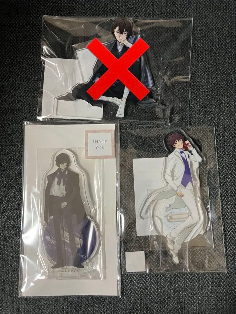 文スト文豪ストレイドッグス太宰治、フョードルアクリルスタンド缶バッジ