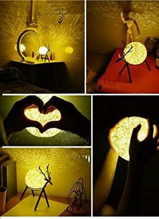 ぽち　テーブルライト led 10段階調光 リモコン付き18