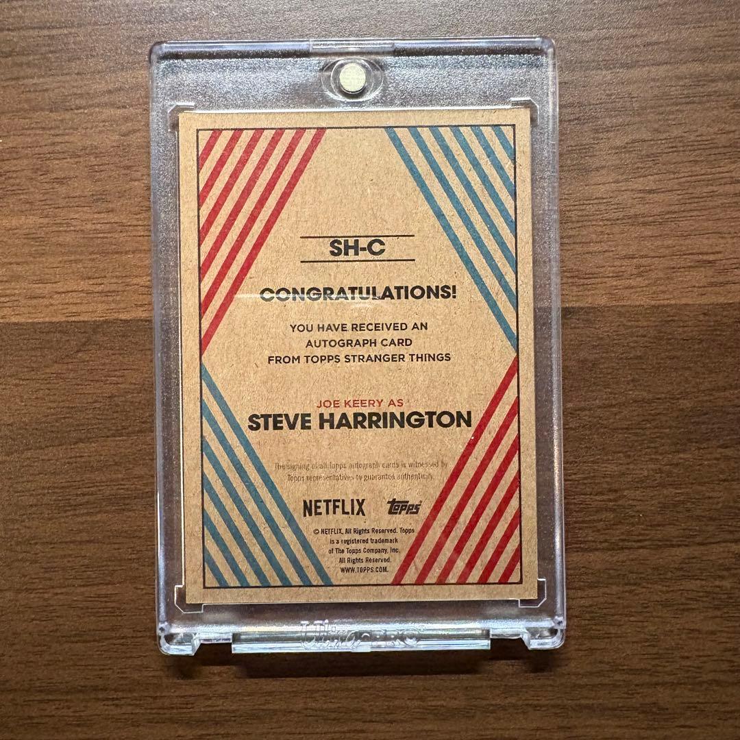Topps Stranger Things スティーブ サイン入り