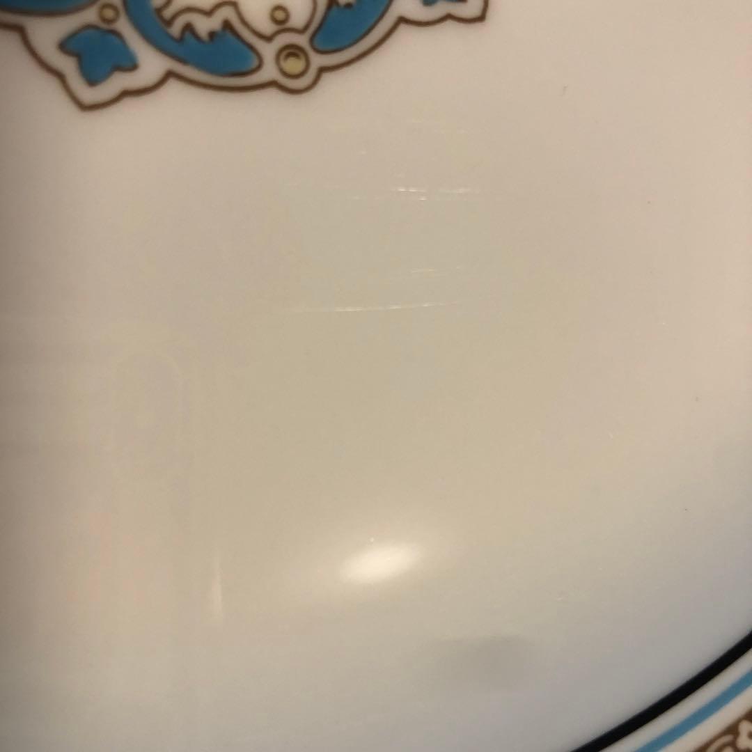 ウェッジウッド　黒壺印フロレンティンターコイズ　ウェッジウッドディナープレート