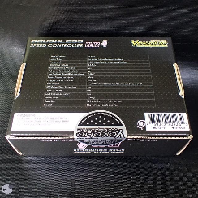 YOKOMO BL-RS4 ブラシレス スピードコントローラー