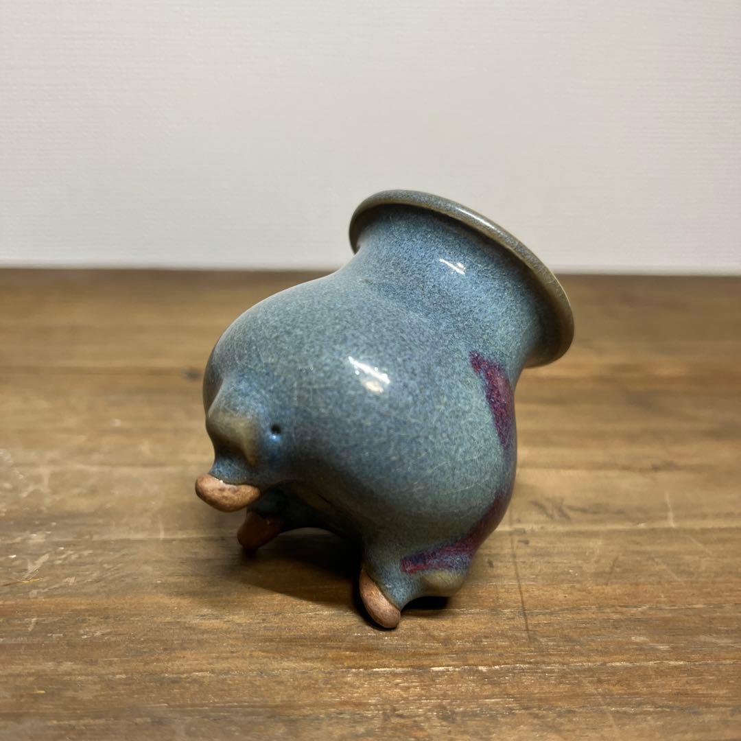 宋時代 鈞窯三足香炉 宋 宋時代 鈞窯三足香炉 宋 宋時代 鈞窯三足香炉 宋