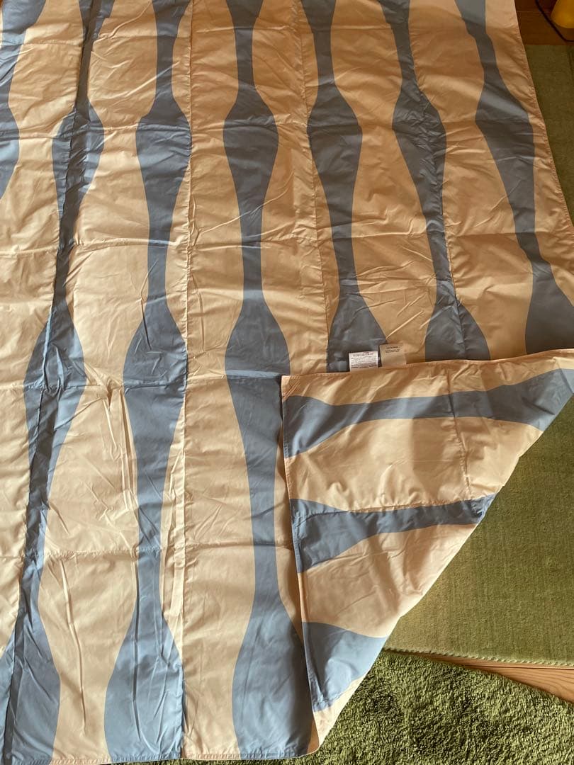 丸洗い可【シビラ】羽毛肌掛布団 ダウンケット（150×210）タジスタ　ブルー