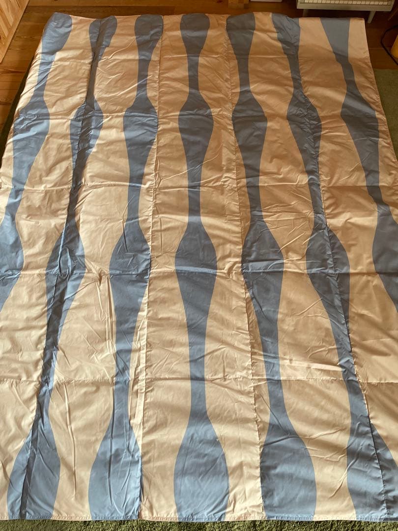 丸洗い可【シビラ】羽毛肌掛布団 ダウンケット（150×210）タジスタ　ブルー