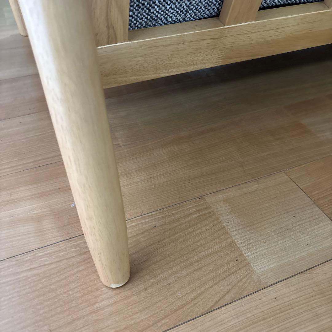 ニトリ ソファ 2人掛け 布張り 木製フレーム d4042