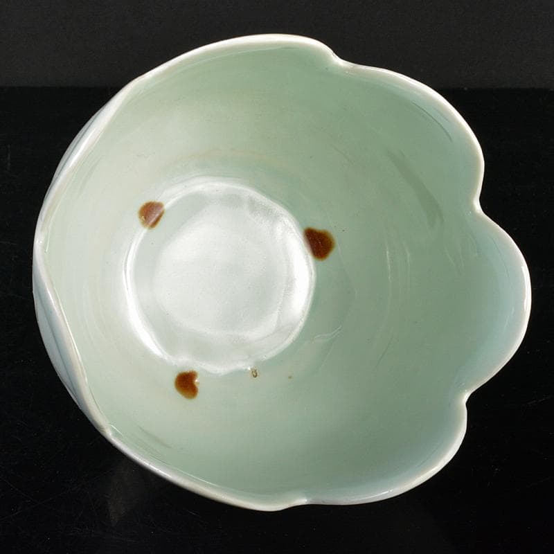 中国 影青 神獣摘 執壷 水注 輪花鉢 2点まとめて 時代箱付 M R6422B