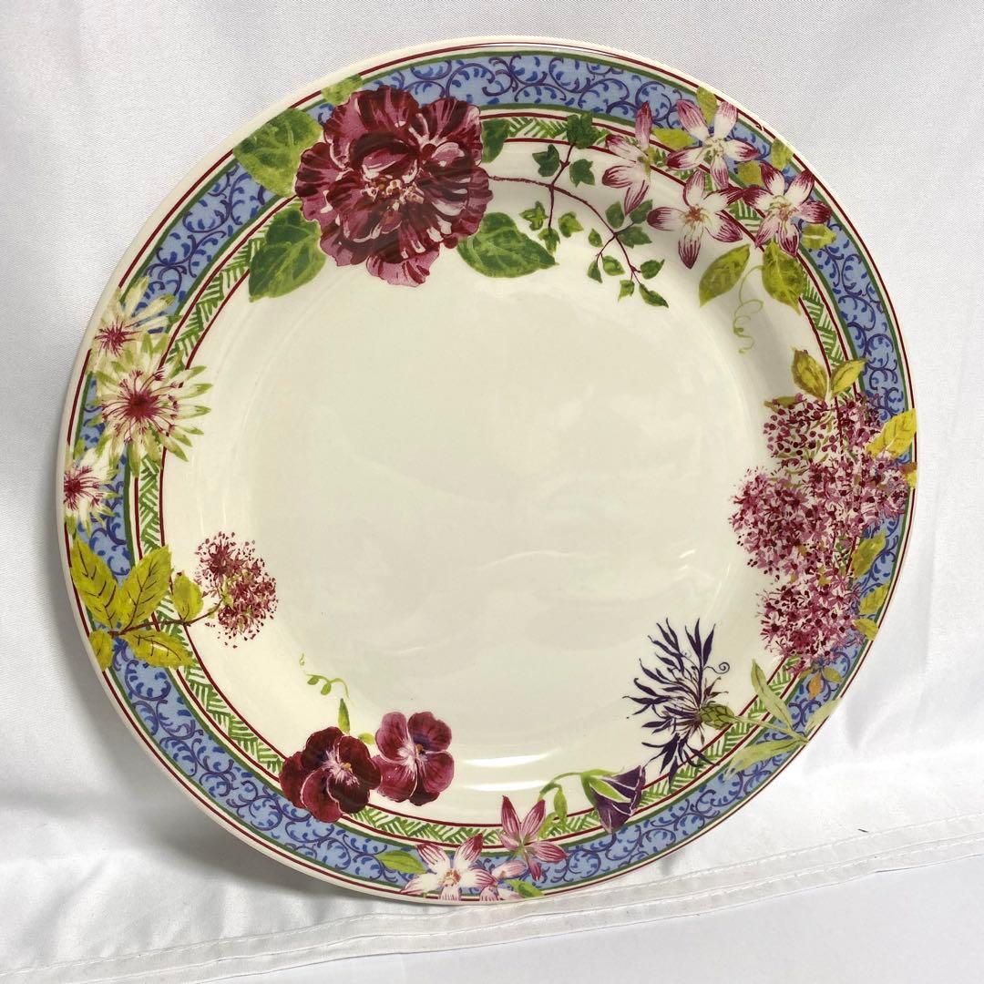 GIEN ミルフルール ディナープレート 大皿 深皿 楕円 4枚