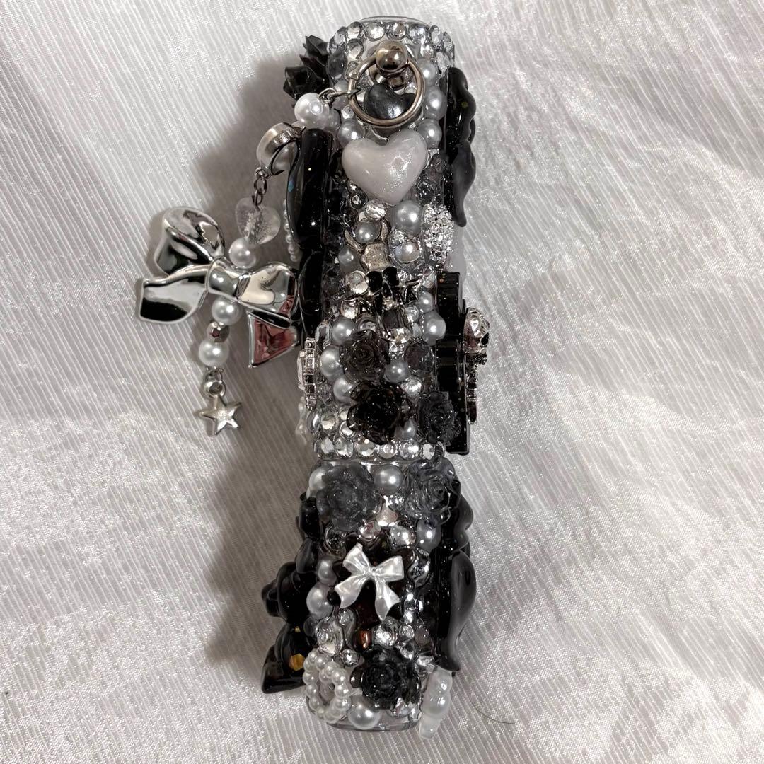 iQOSイルマワンケース デコケース 黒 地雷系 ゴスロリ パンク ギャル