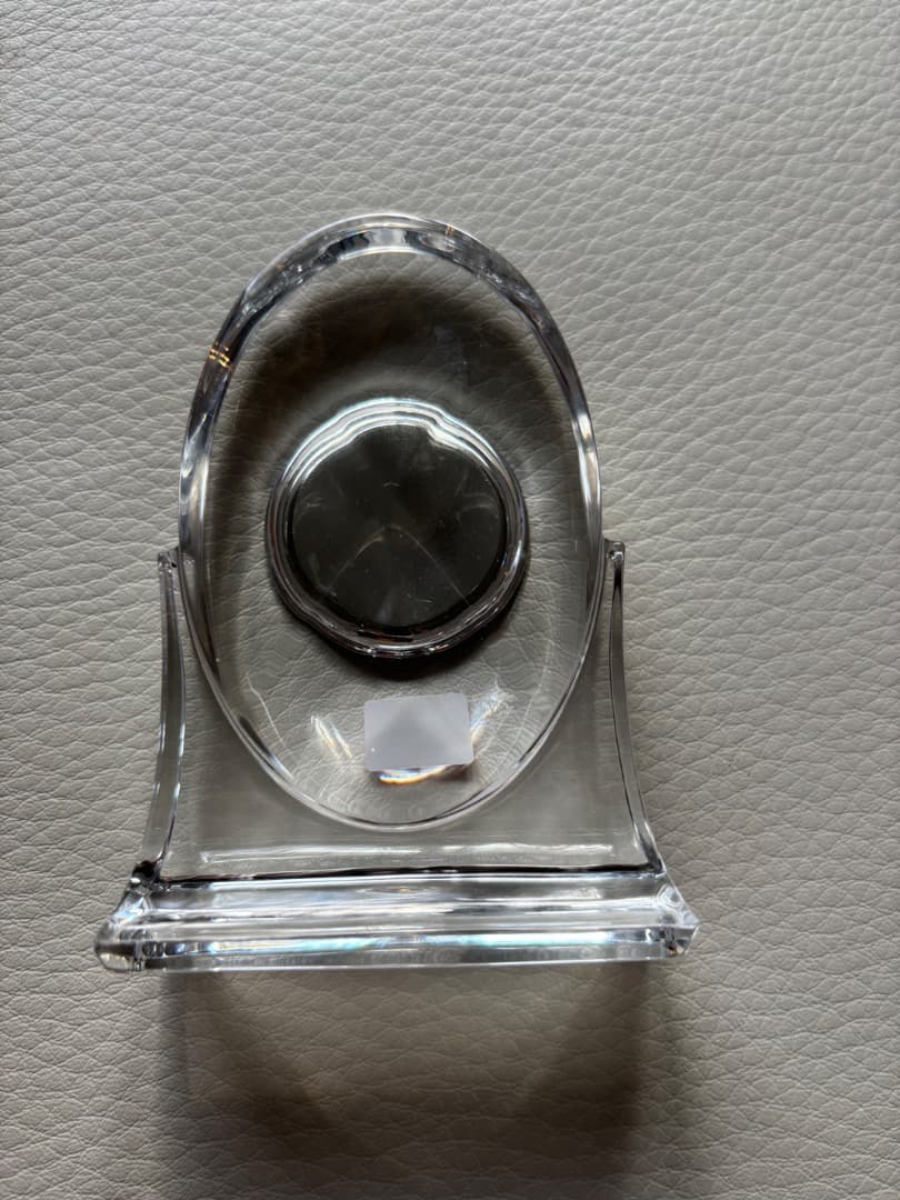 BACCARAT バカラ　置き時計　電池交換済みほぼ未使用