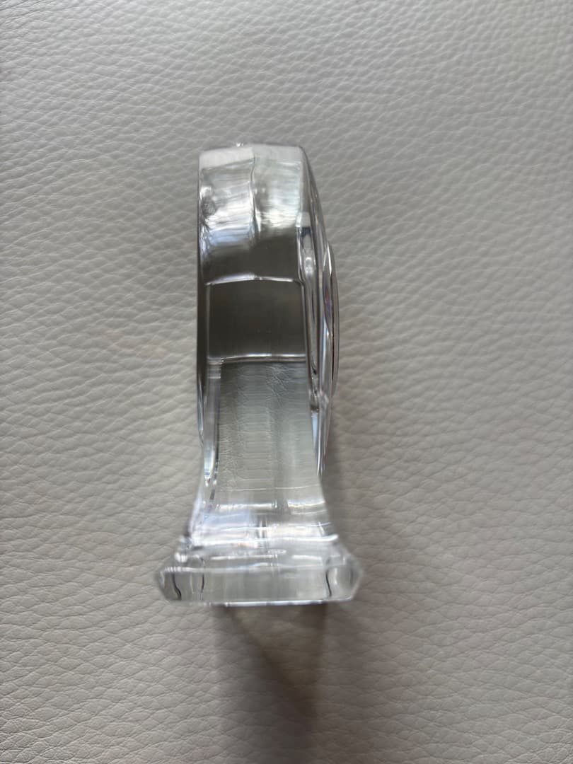 BACCARAT バカラ　置き時計　電池交換済みほぼ未使用