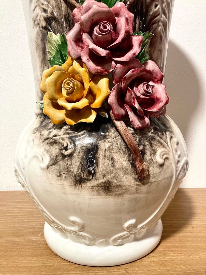 カポディモンテCapodimonte 傘立て 花瓶 ヴィンテージ 大サイズ - メルカリ