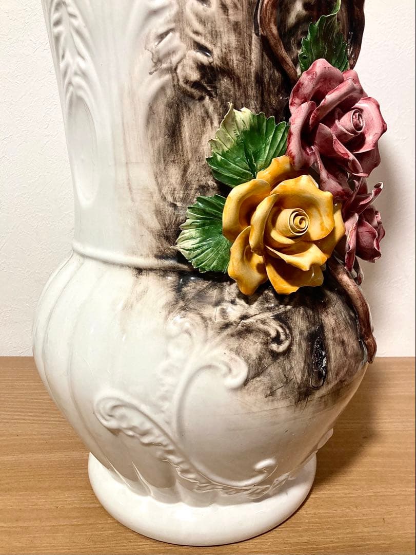カポディモンテCapodimonte 傘立て 花瓶 ヴィンテージ 大サイズ - メルカリ