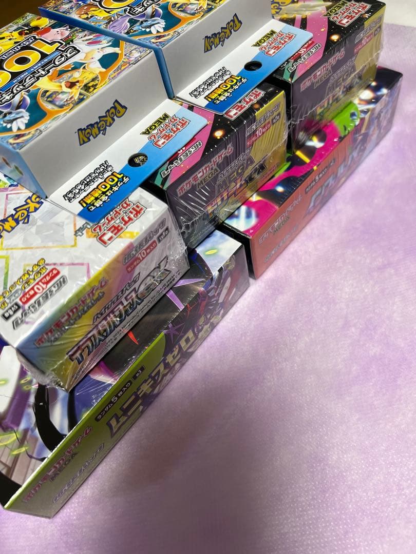 新品未開封シュリンク付き ポケモンカード5BOX＆スタートデッキ100 2BOX