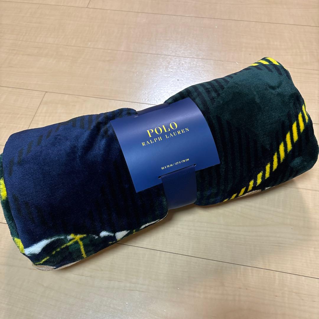 ☆未使用品☆ ポロ ラルフローレン ブランケット ポロベア チェック