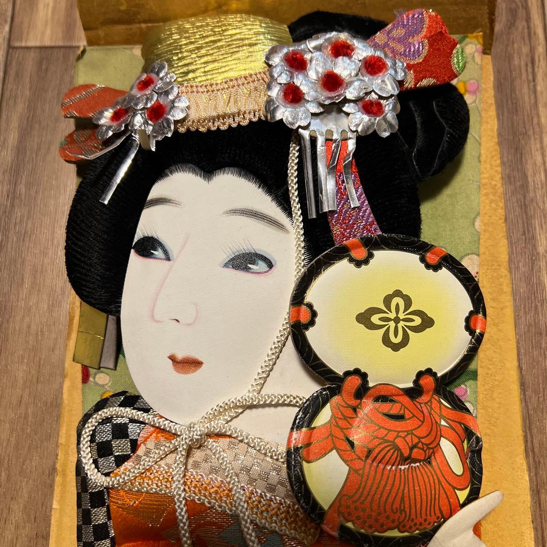 伝統的な羽子板 正月飾り