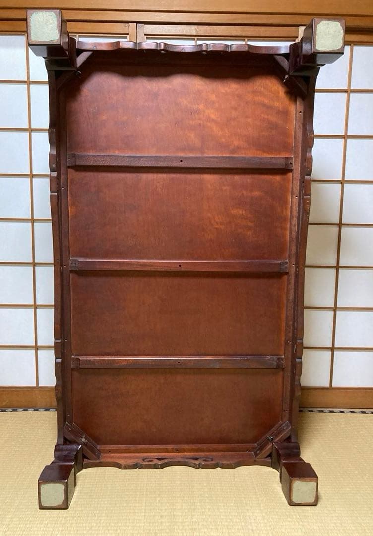 天然木 高級座敷机 150×90×33 送料込