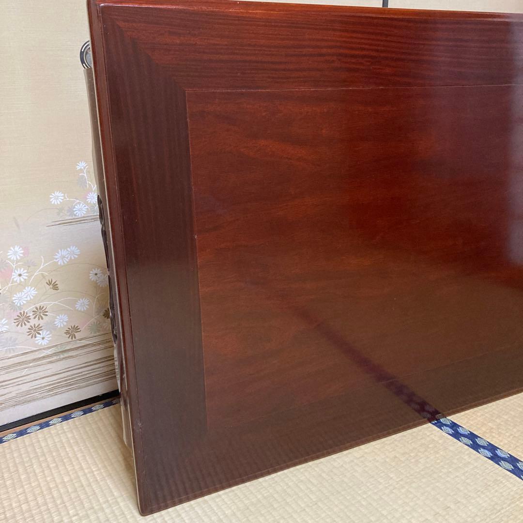 天然木 高級座敷机 150×90×33 送料込