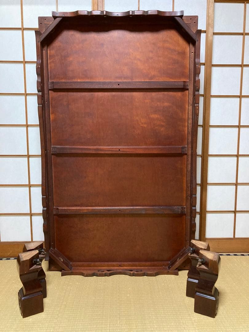 天然木 高級座敷机 150×90×33 送料込