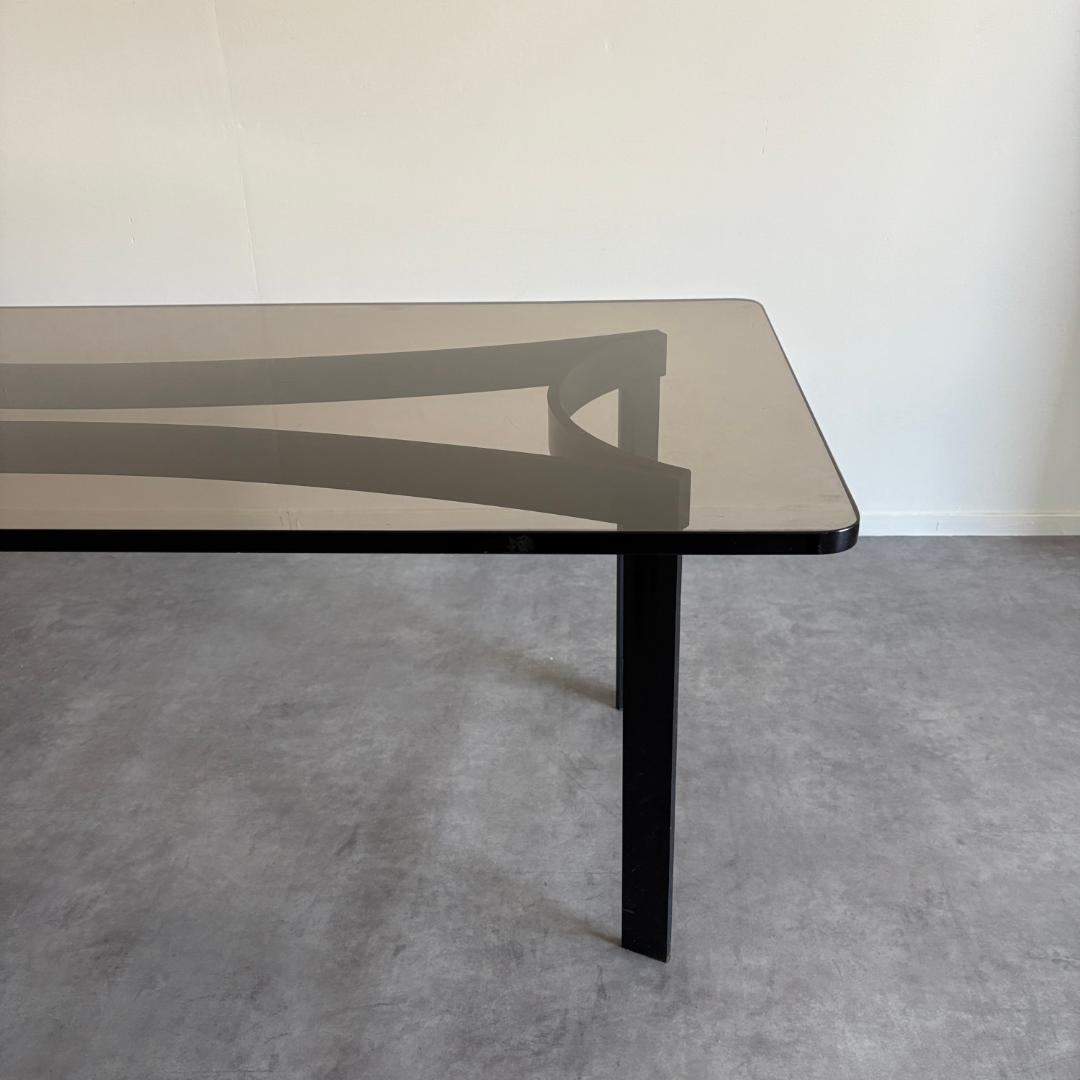 ヴィンテージ　ガラストップ　センターテーブル