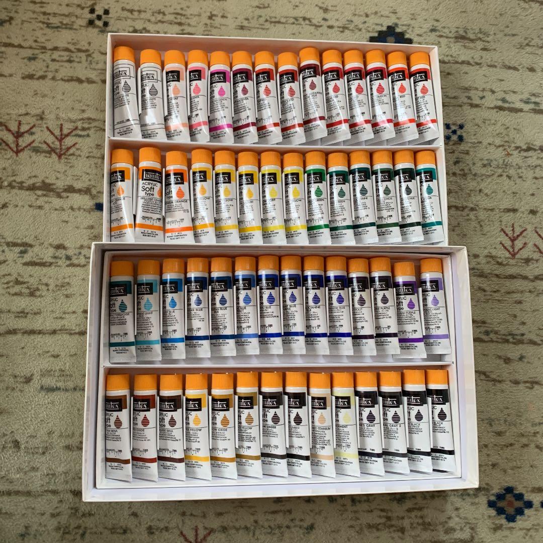 リキテックス　カラーセット　55色　LIQUITEX COLOR SET