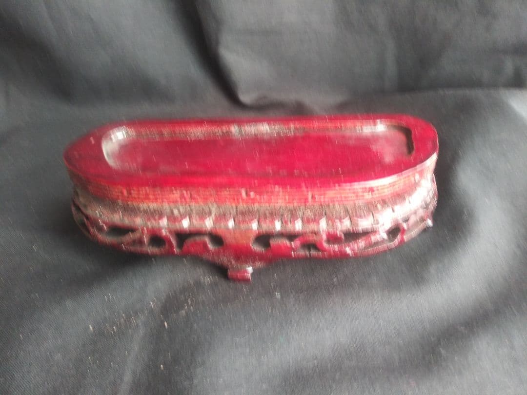 虎眼石　観音像　中国工芸品　置物　NO.438