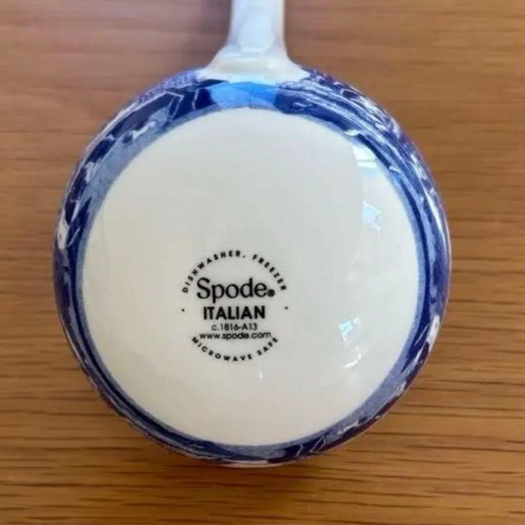 【美品】spode ブルーイタリアン　スープチューリン&レードル
